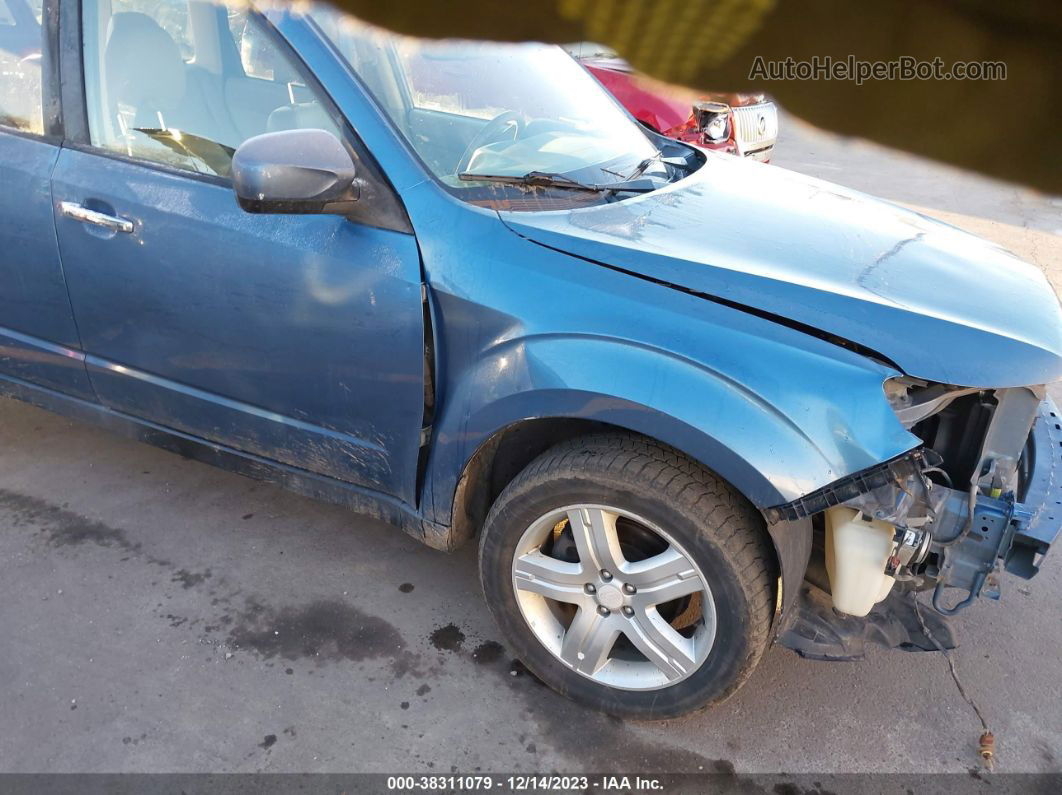 2009 Subaru Forester 2.5x Limited Blue vin: JF2SH64649H766588