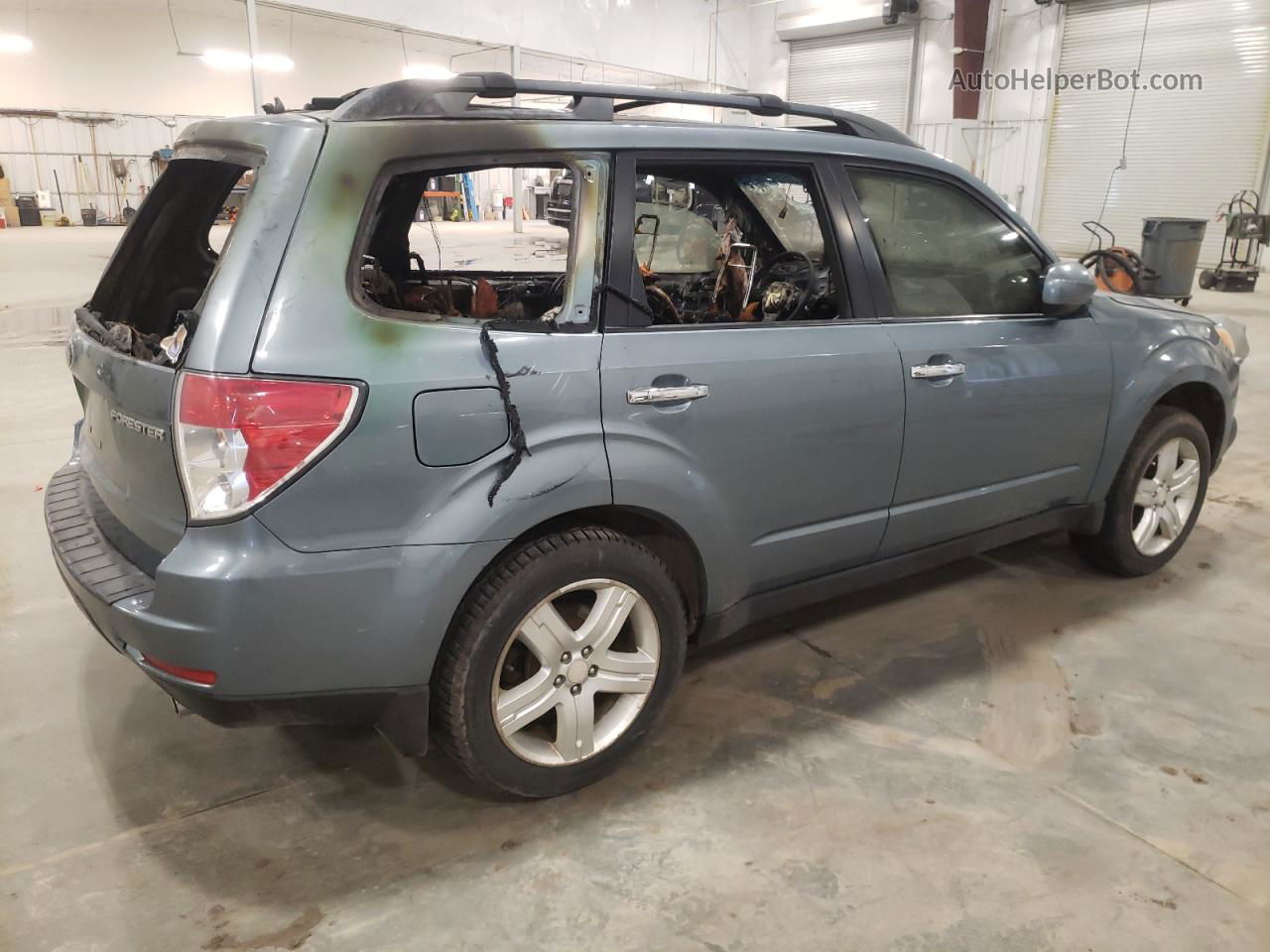 2009 Subaru Forester 2.5x Limited Blue vin: JF2SH64649H774593