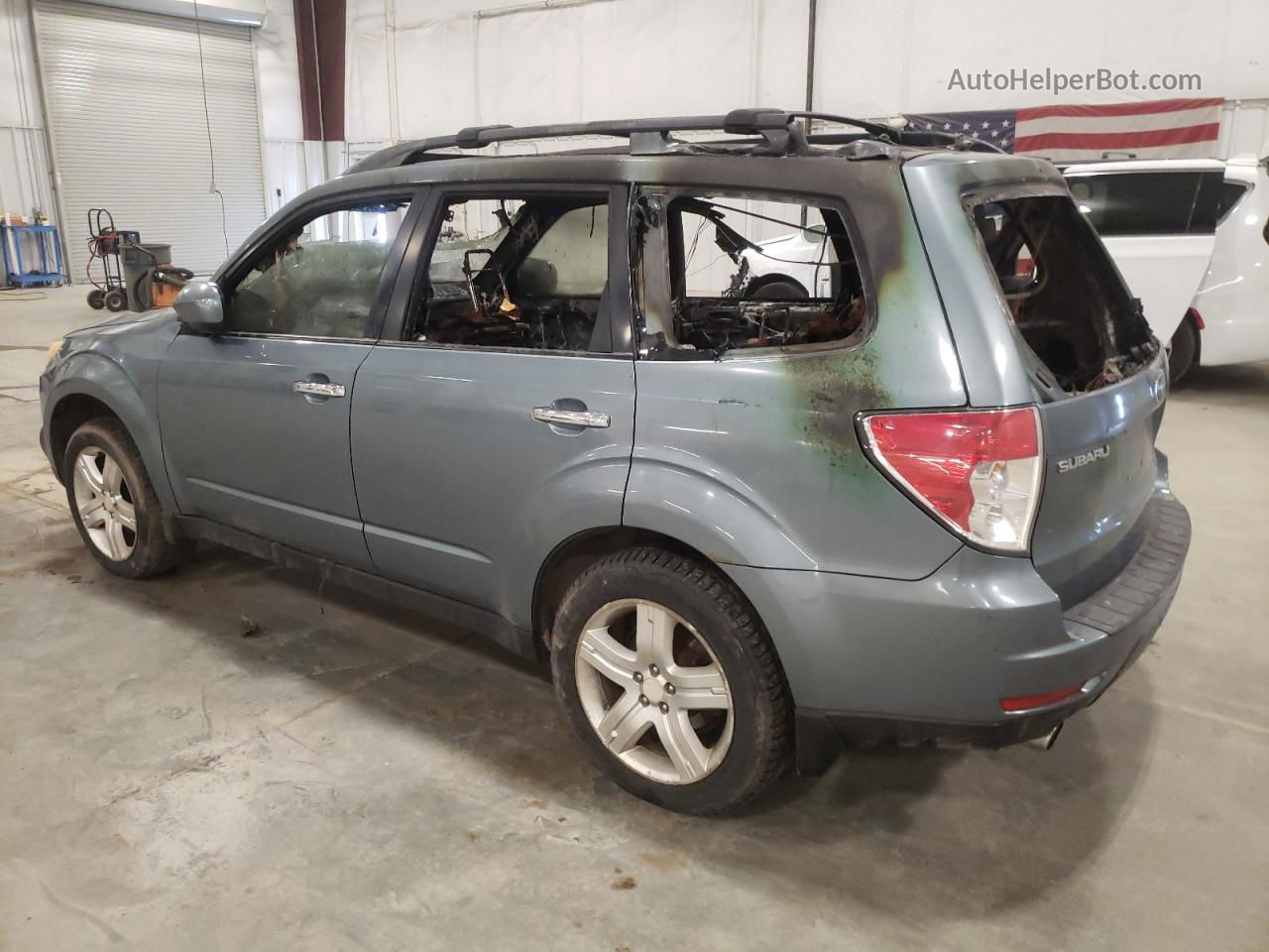 2009 Subaru Forester 2.5x Limited Blue vin: JF2SH64649H774593