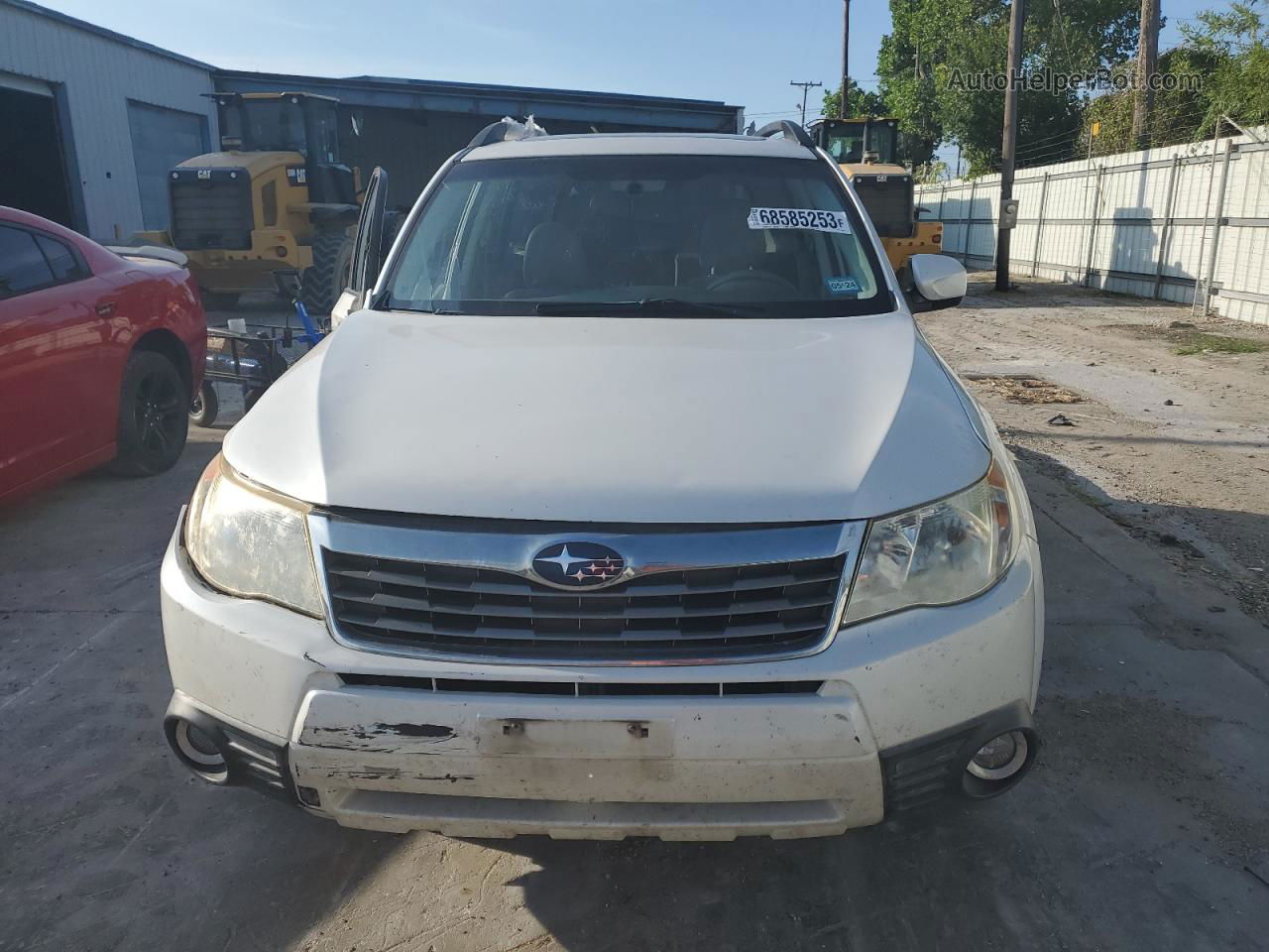 2009 Subaru Forester 2.5x Limited White vin: JF2SH64649H775016