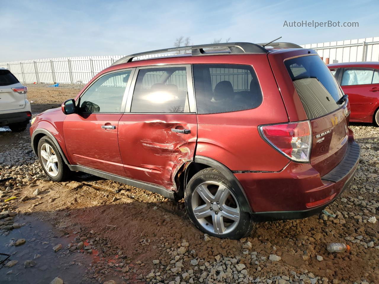 2009 Subaru Forester 2.5x Limited Red vin: JF2SH64659H731011