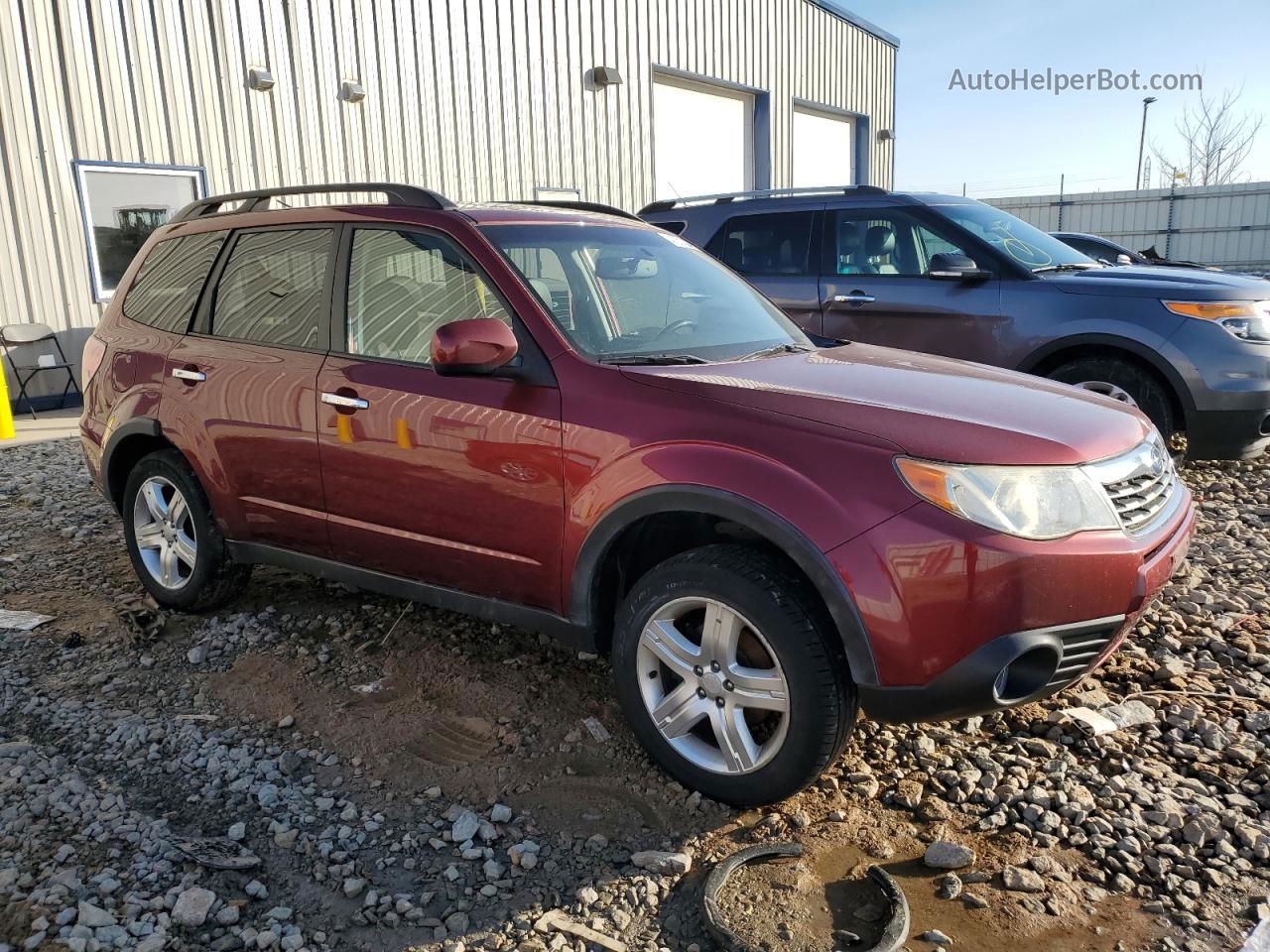 2009 Subaru Forester 2.5x Limited Red vin: JF2SH64659H731011