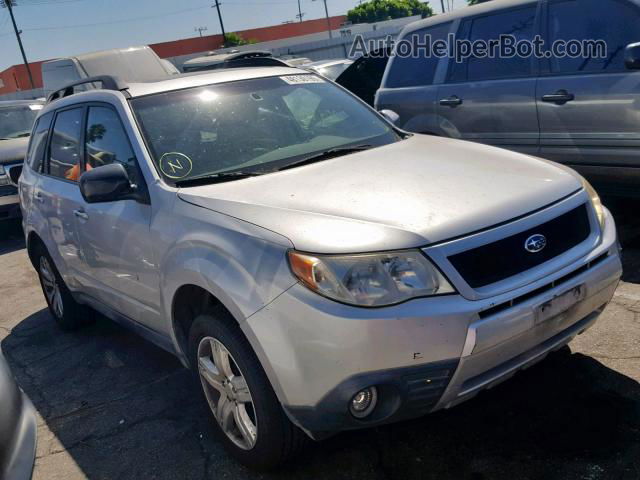 2009 Subaru Forester 2.5x Limited Silver vin: JF2SH64669H765331