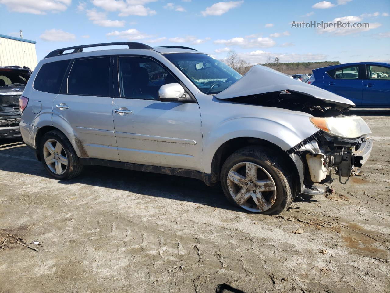 2009 Subaru Forester 2.5x Limited Silver vin: JF2SH64669H772277