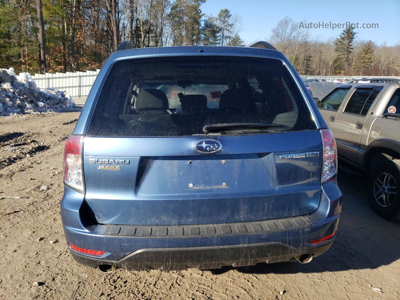 2009 Subaru Forester 2.5x Limited Blue vin: JF2SH64669H774823