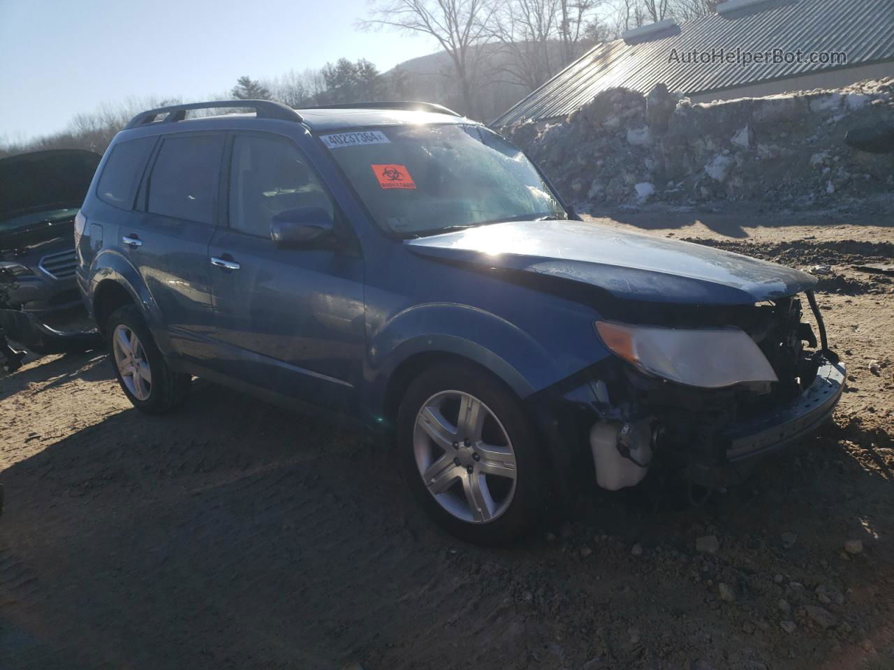 2009 Subaru Forester 2.5x Limited Blue vin: JF2SH64669H774823