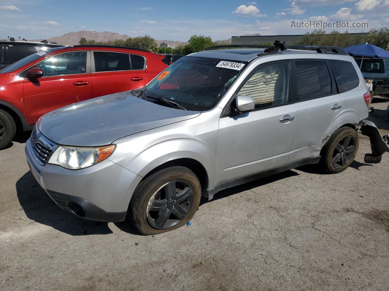 2009 Subaru Forester 2.5x Limited Silver vin: JF2SH64679H750241