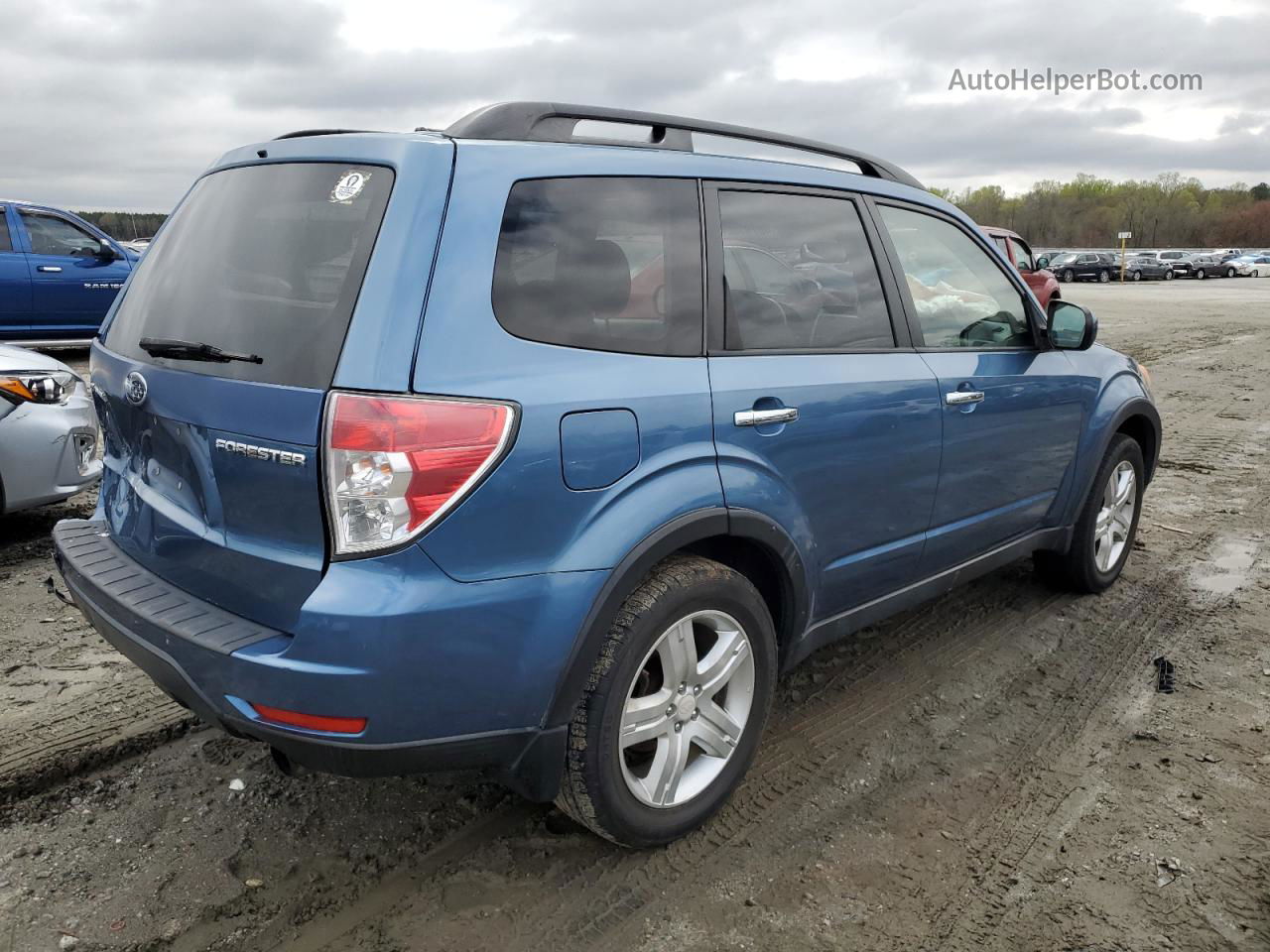 2009 Subaru Forester 2.5x Limited Blue vin: JF2SH64679H765824