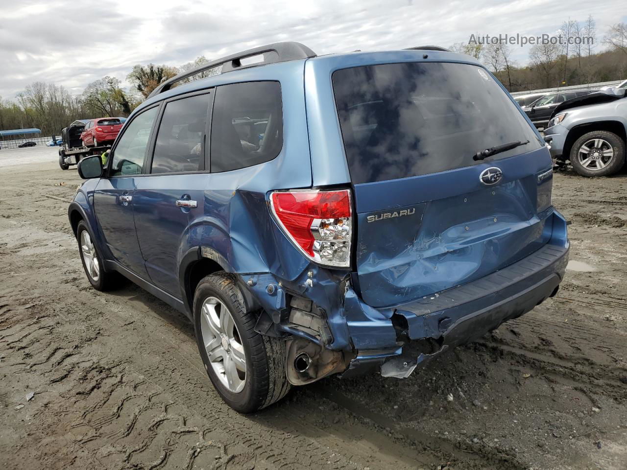 2009 Subaru Forester 2.5x Limited Blue vin: JF2SH64679H765824