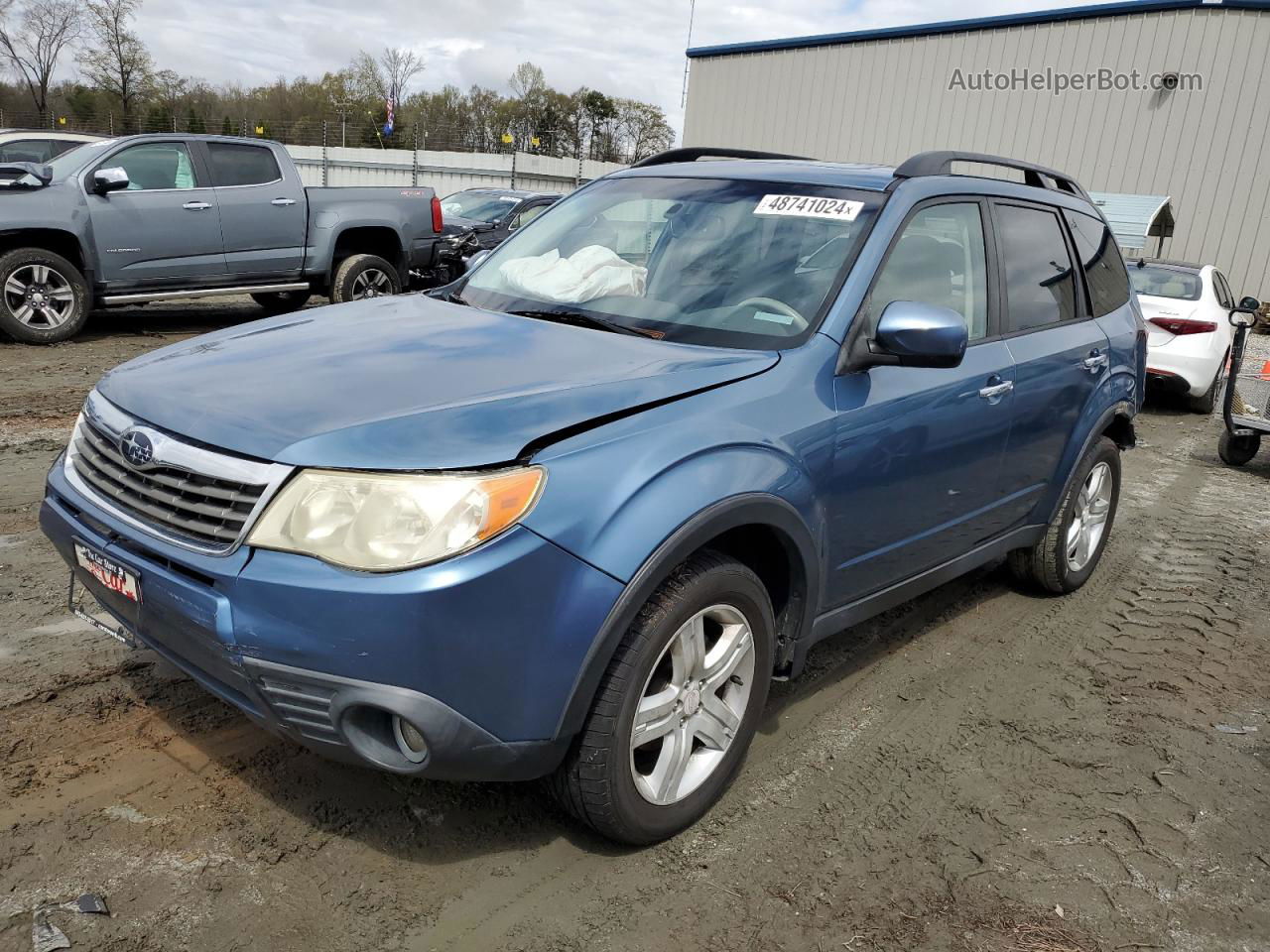 2009 Subaru Forester 2.5x Limited Blue vin: JF2SH64679H765824