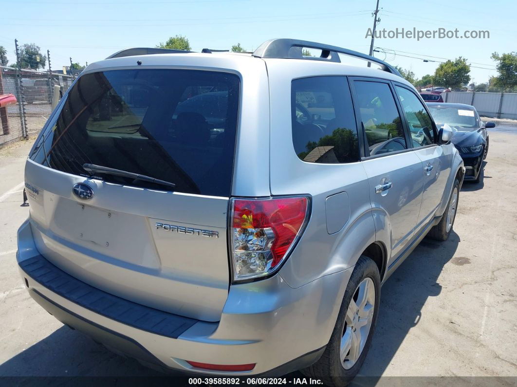 2009 Subaru Forester 2.5x Limited Silver vin: JF2SH64689H700481