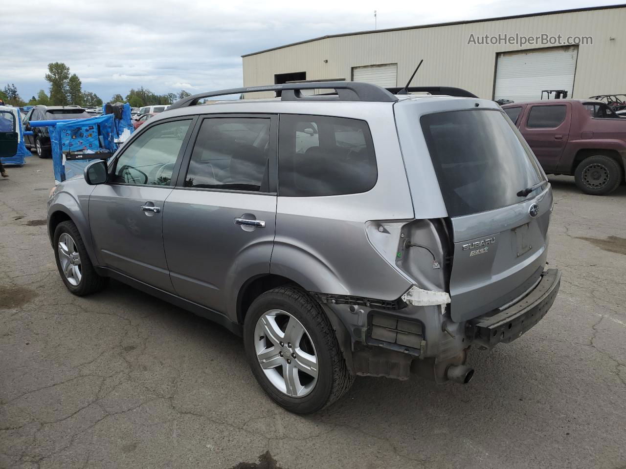 2009 Subaru Forester 2.5x Limited Серебряный vin: JF2SH64689H765525