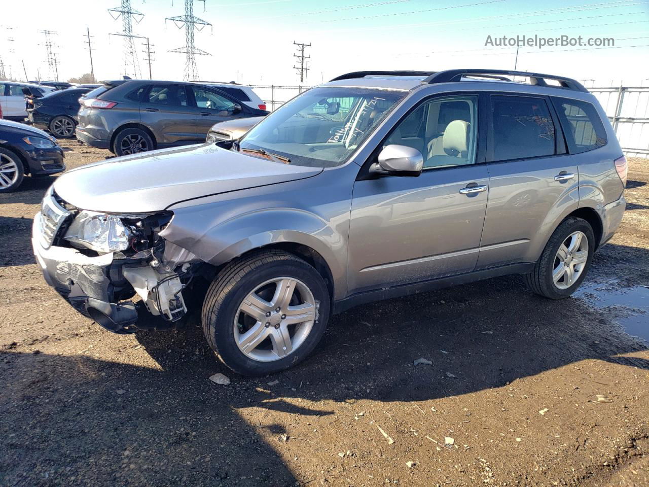 2009 Subaru Forester 2.5x Limited Серый vin: JF2SH64689H776007