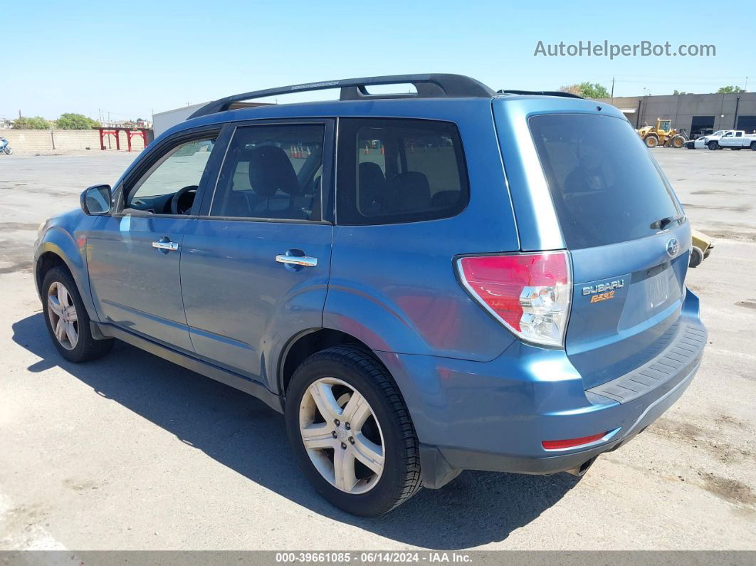 2009 Subaru Forester 2.5x Limited Blue vin: JF2SH64699H728645