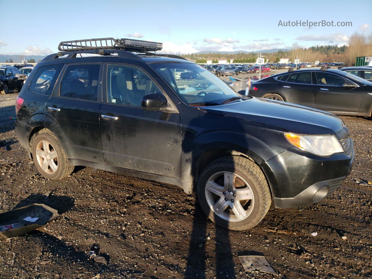 2009 Subaru Forester 2.5x Limited Black vin: JF2SH64699H730606