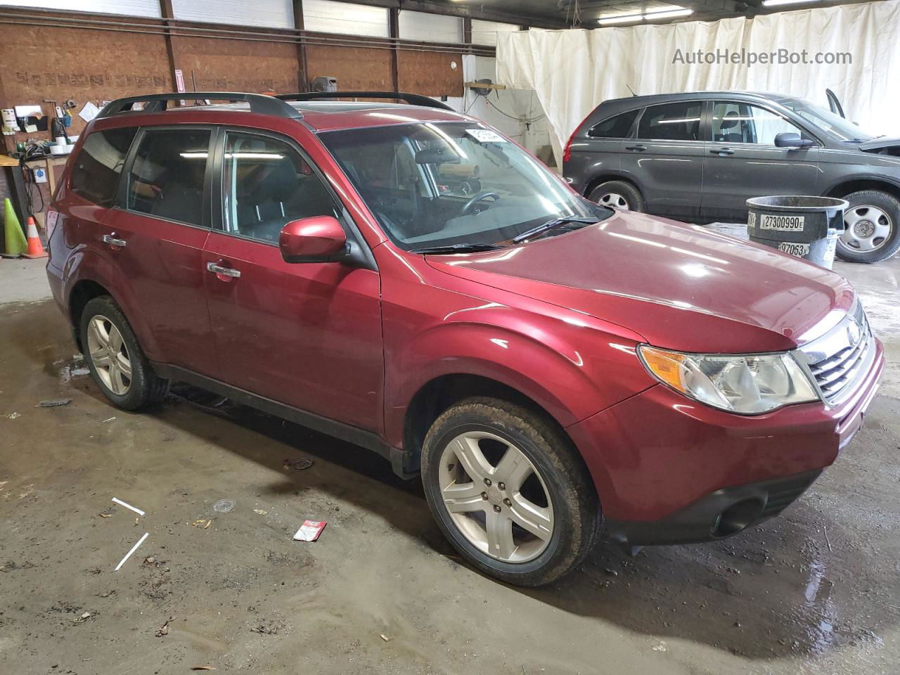 2009 Subaru Forester 2.5x Limited Red vin: JF2SH64699H734221