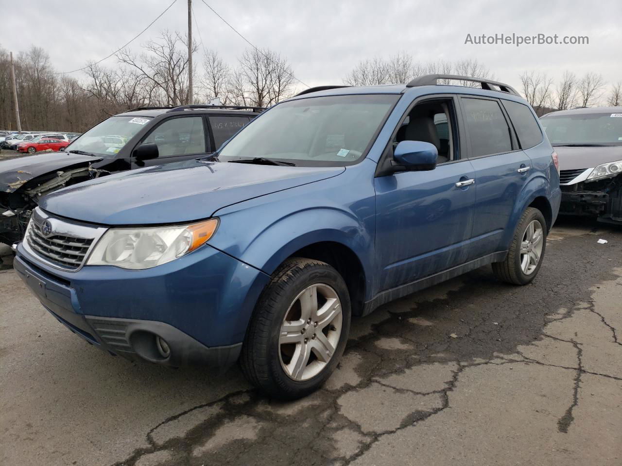 2009 Subaru Forester 2.5x Limited Blue vin: JF2SH64699H747308