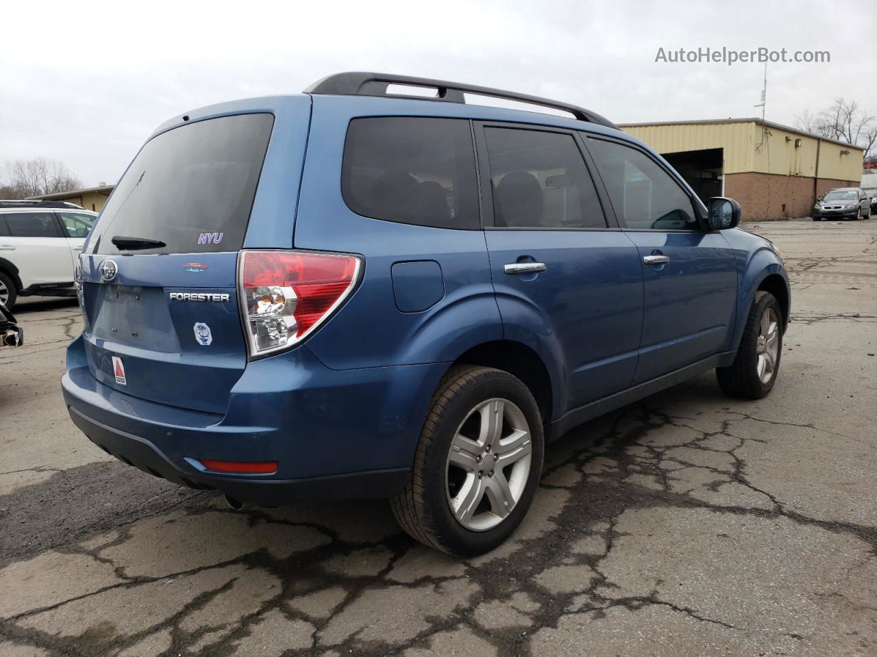 2009 Subaru Forester 2.5x Limited Blue vin: JF2SH64699H747308