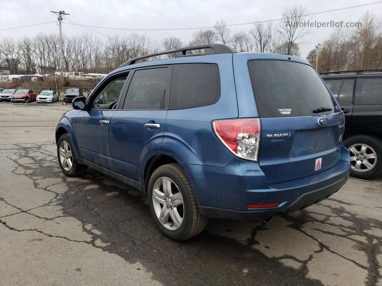 2009 Subaru Forester 2.5x Limited Blue vin: JF2SH64699H747308