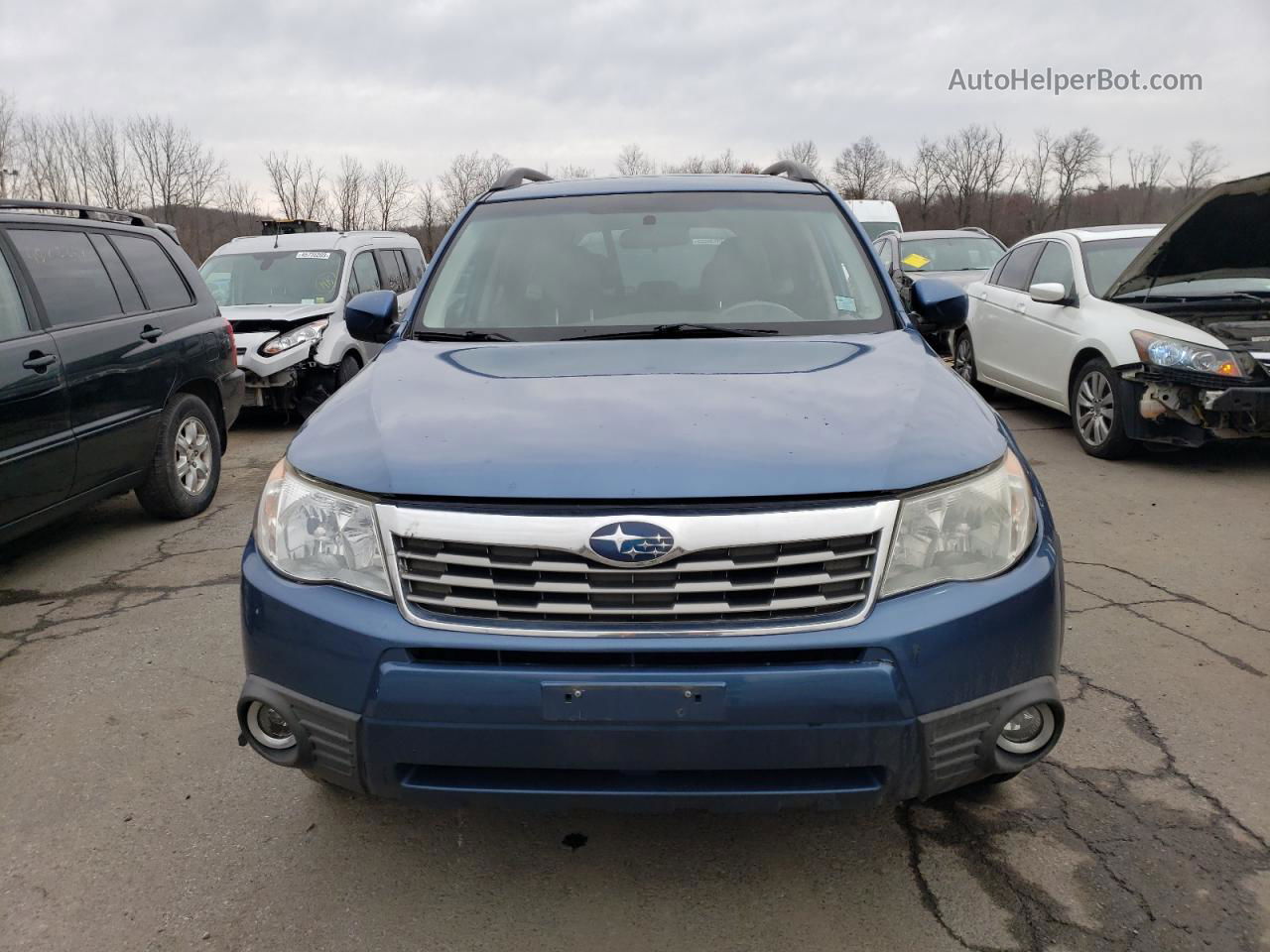 2009 Subaru Forester 2.5x Limited Blue vin: JF2SH64699H747308