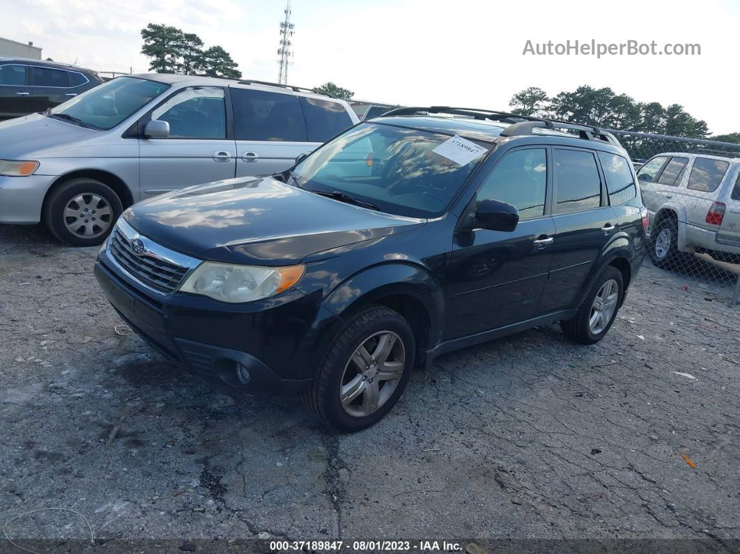 2009 Subaru Forester X Limited W/nav Black vin: JF2SH64699H772144