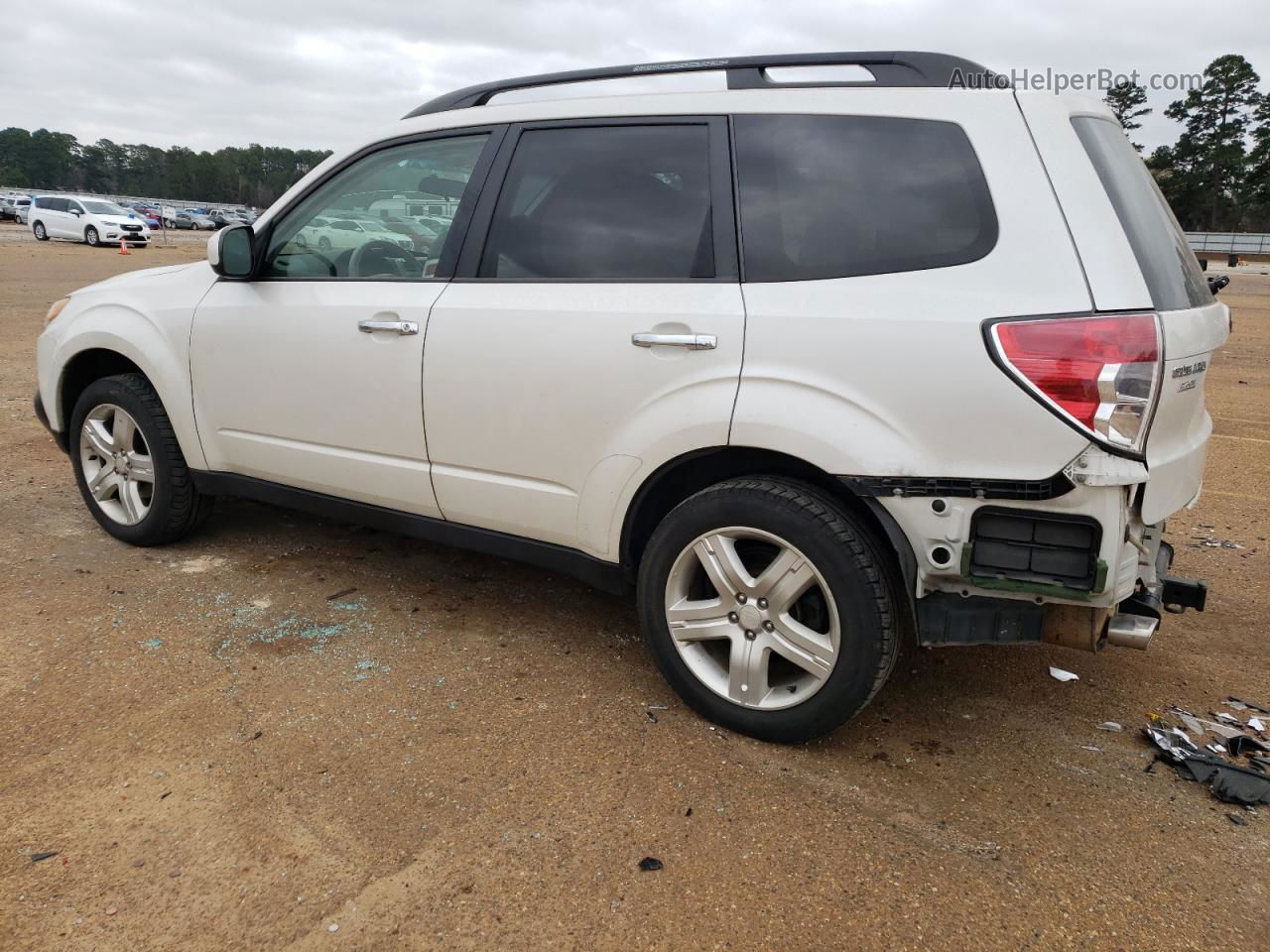 2009 Subaru Forester 2.5x Limited White vin: JF2SH64699H783760