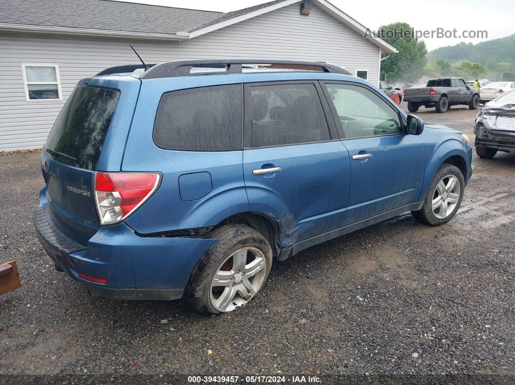 2009 Subaru Forester 2.5x Limited Blue vin: JF2SH64699H793124