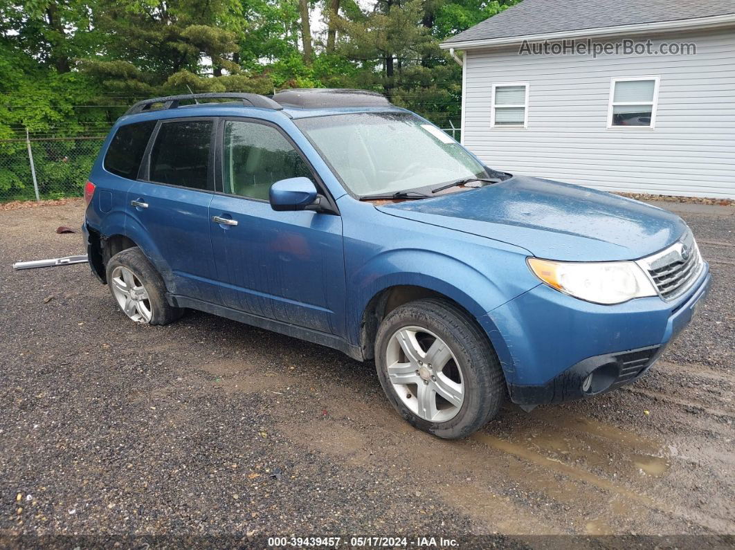 2009 Subaru Forester 2.5x Limited Blue vin: JF2SH64699H793124