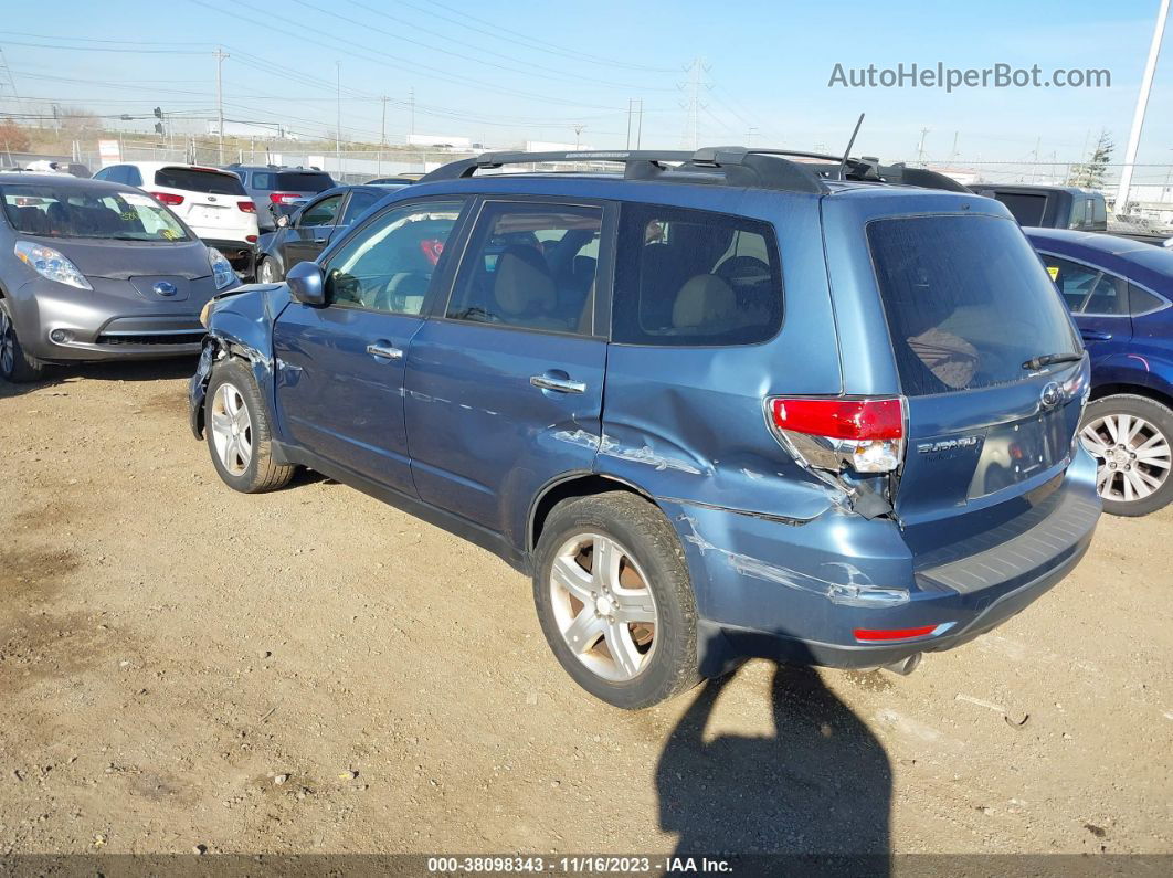 2009 Subaru Forester 2.5x Limited Blue vin: JF2SH646X9H772928