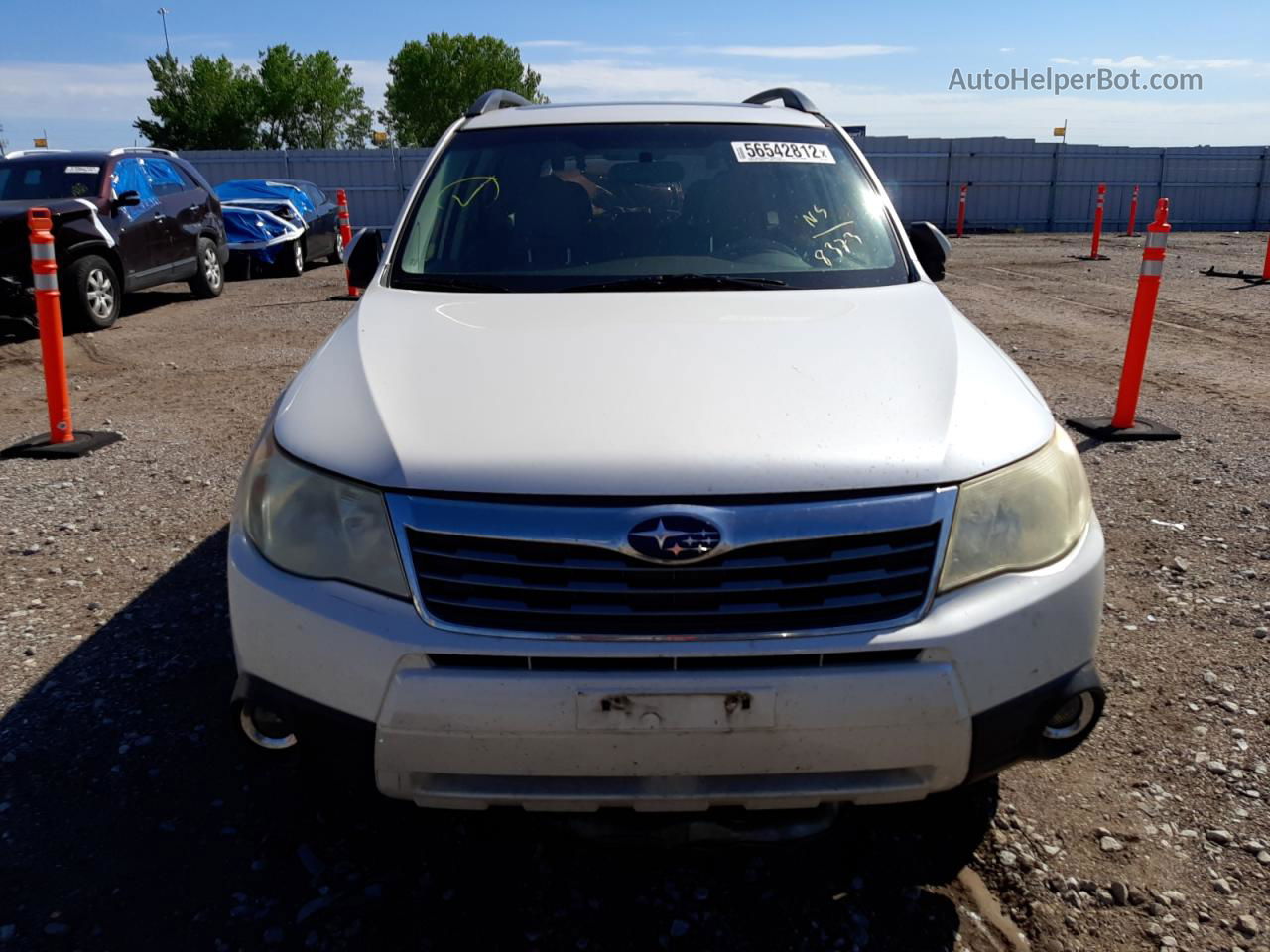 2009 Subaru Forester 2.5x Limited White vin: JF2SH646X9H778373