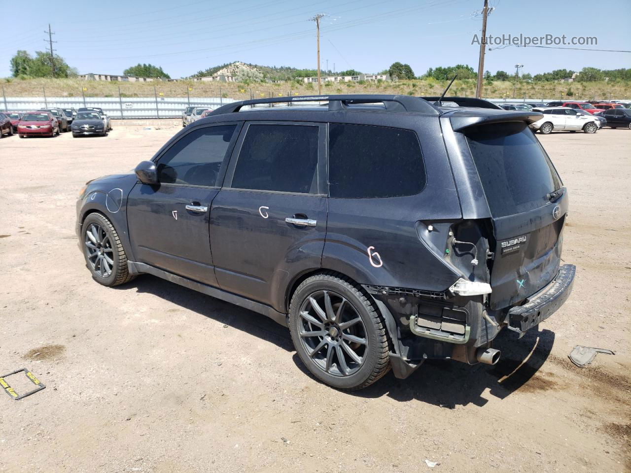 2009 Subaru Forester 2.5xt Gray vin: JF2SH65629H721924