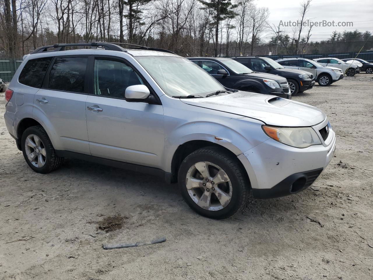 2009 Subaru Forester 2.5xt Silver vin: JF2SH65669H738662