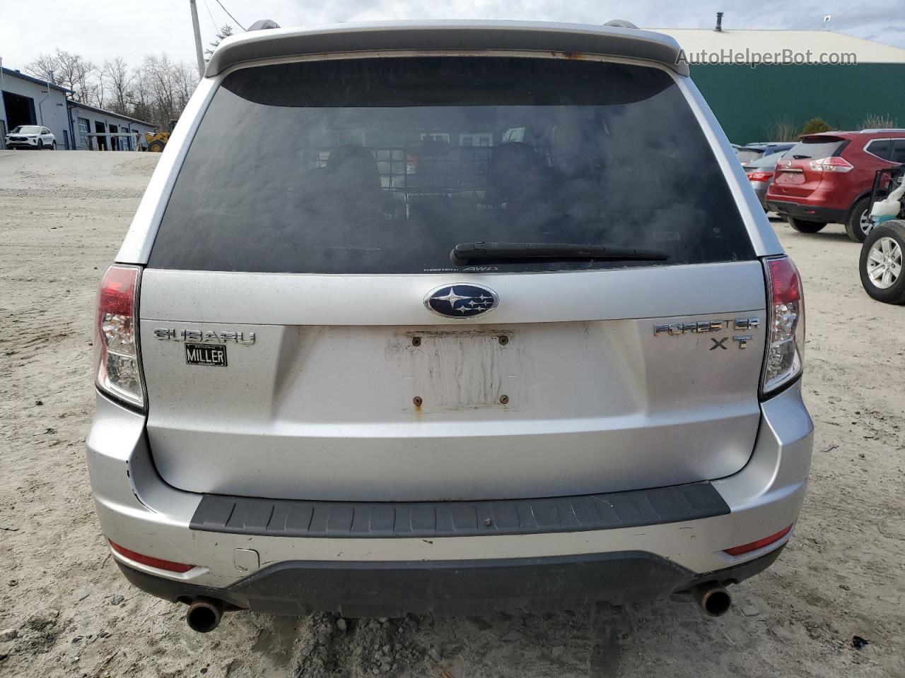 2009 Subaru Forester 2.5xt Silver vin: JF2SH65669H738662