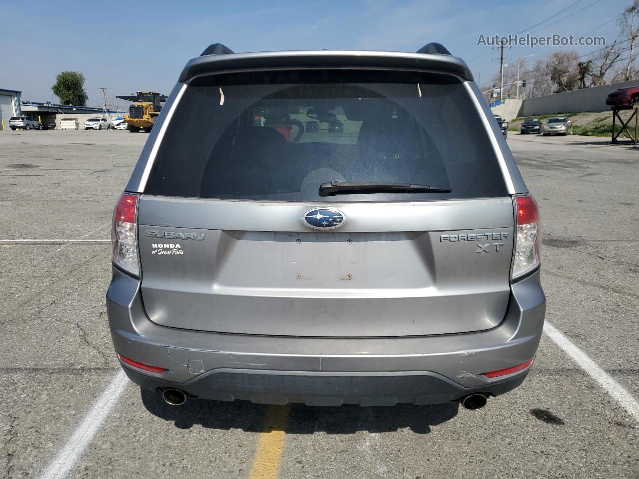 2009 Subaru Forester 2.5xt Gray vin: JF2SH65689H723192