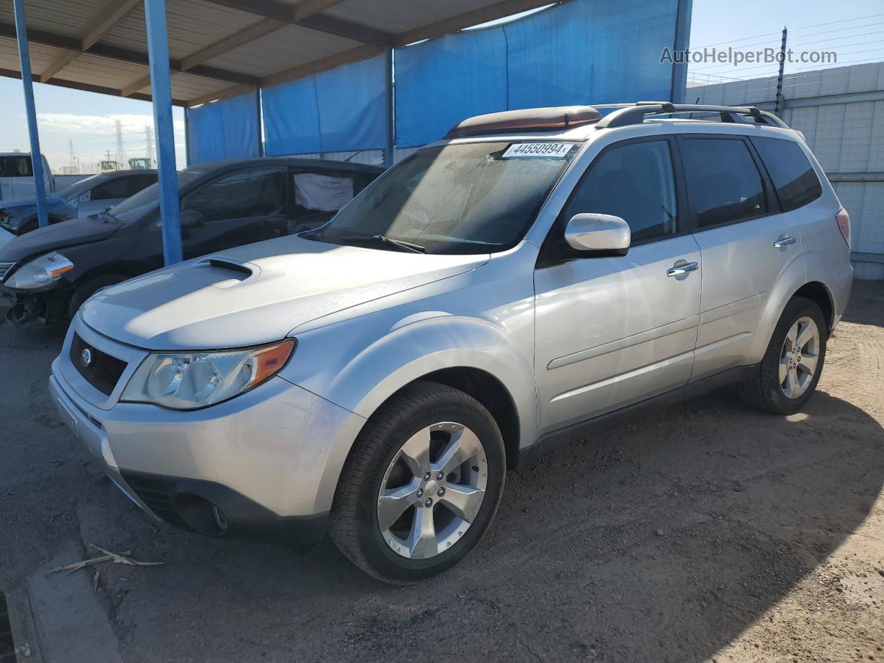 2009 Subaru Forester 2.5xt Silver vin: JF2SH656X9H720813