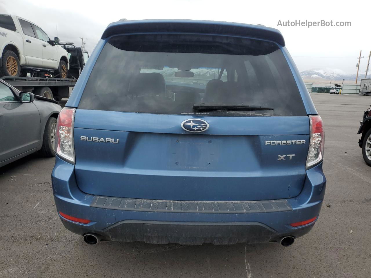 2009 Subaru Forester 2.5xt Limited Blue vin: JF2SH66689H755199