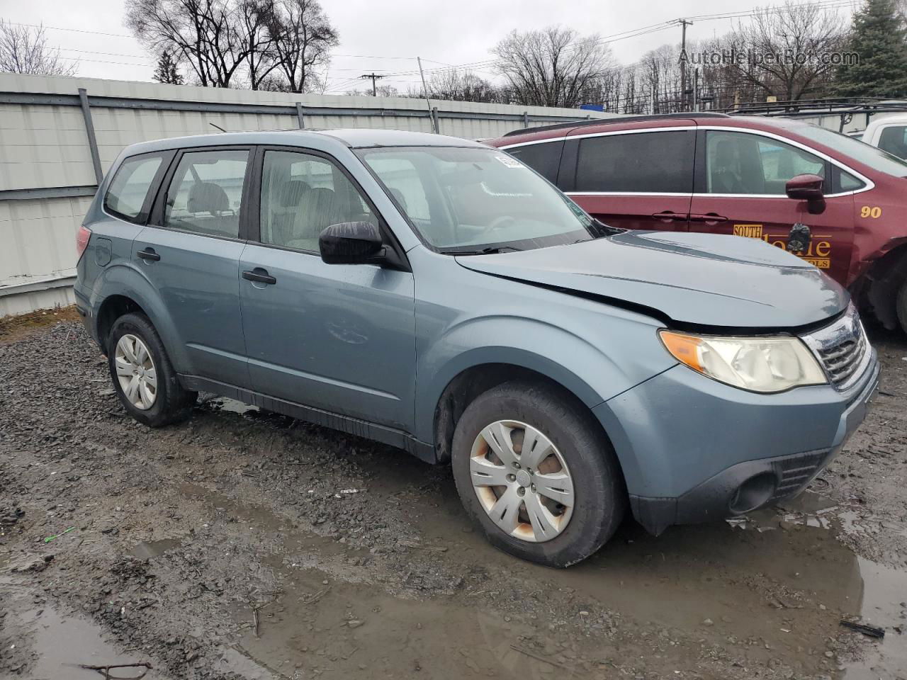 2010 Subaru Forester 2.5x Silver vin: JF2SH6AC0AH731657