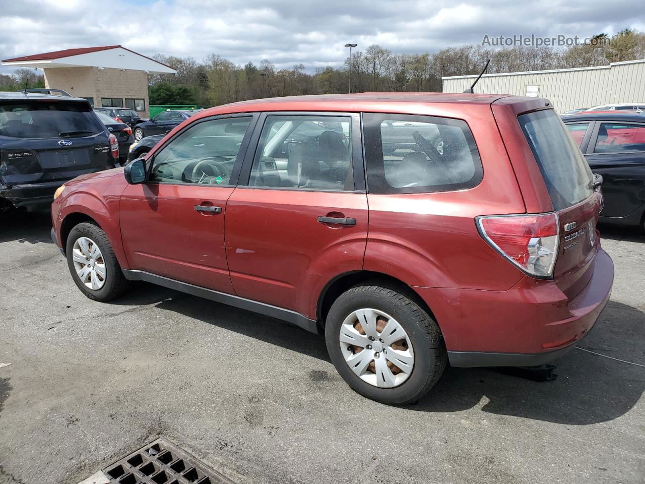 2010 Subaru Forester 2.5x Red vin: JF2SH6AC0AH746577