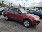 2010 Subaru Forester 2.5x Red vin: JF2SH6AC0AH746577