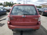 2010 Subaru Forester 2.5x Red vin: JF2SH6AC0AH746577