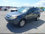 2010 Subaru Forester 2.5x Gray vin: JF2SH6AC0AH797934