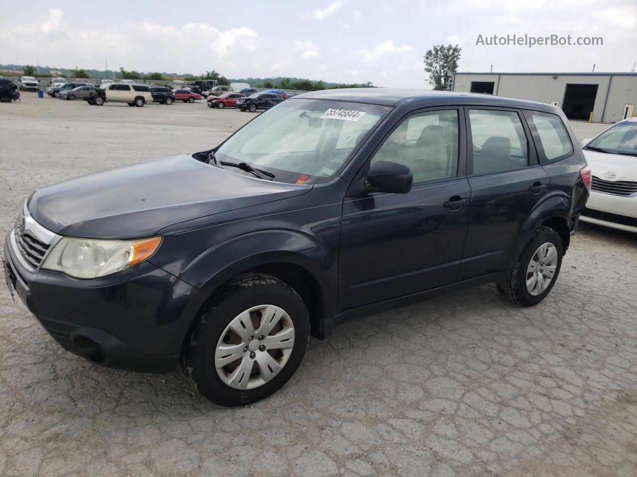 2010 Subaru Forester 2.5x Черный vin: JF2SH6AC1AH714611