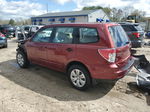 2010 Subaru Forester 2.5x Burgundy vin: JF2SH6AC2AH713466