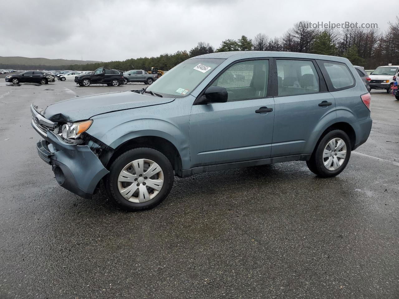 2010 Subaru Forester 2.5x Turquoise vin: JF2SH6AC3AH730843