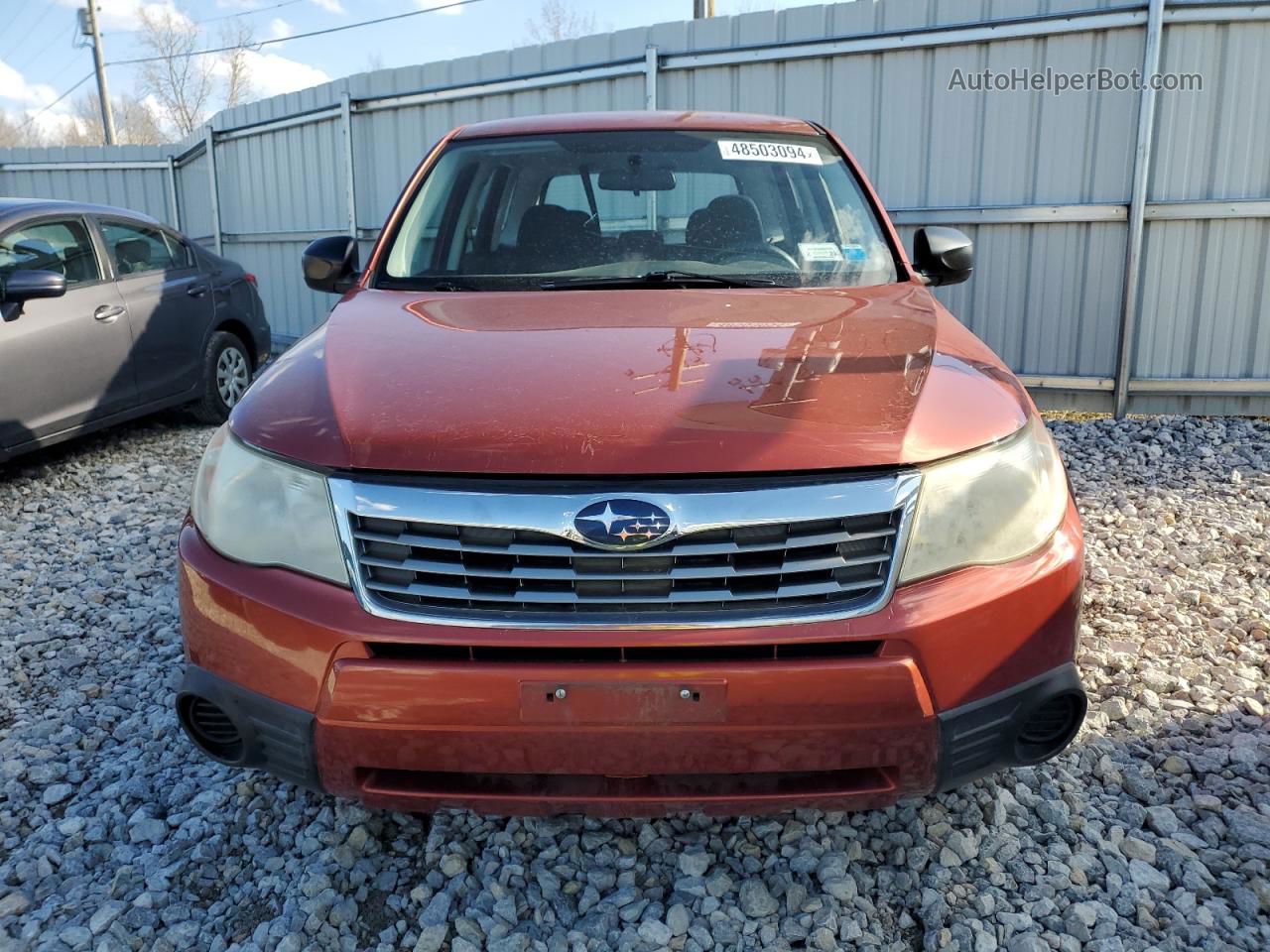 2010 Subaru Forester 2.5x Red vin: JF2SH6AC3AH746198