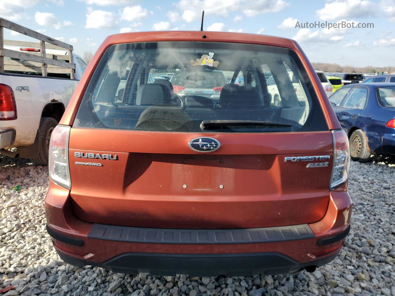 2010 Subaru Forester 2.5x Red vin: JF2SH6AC3AH746198