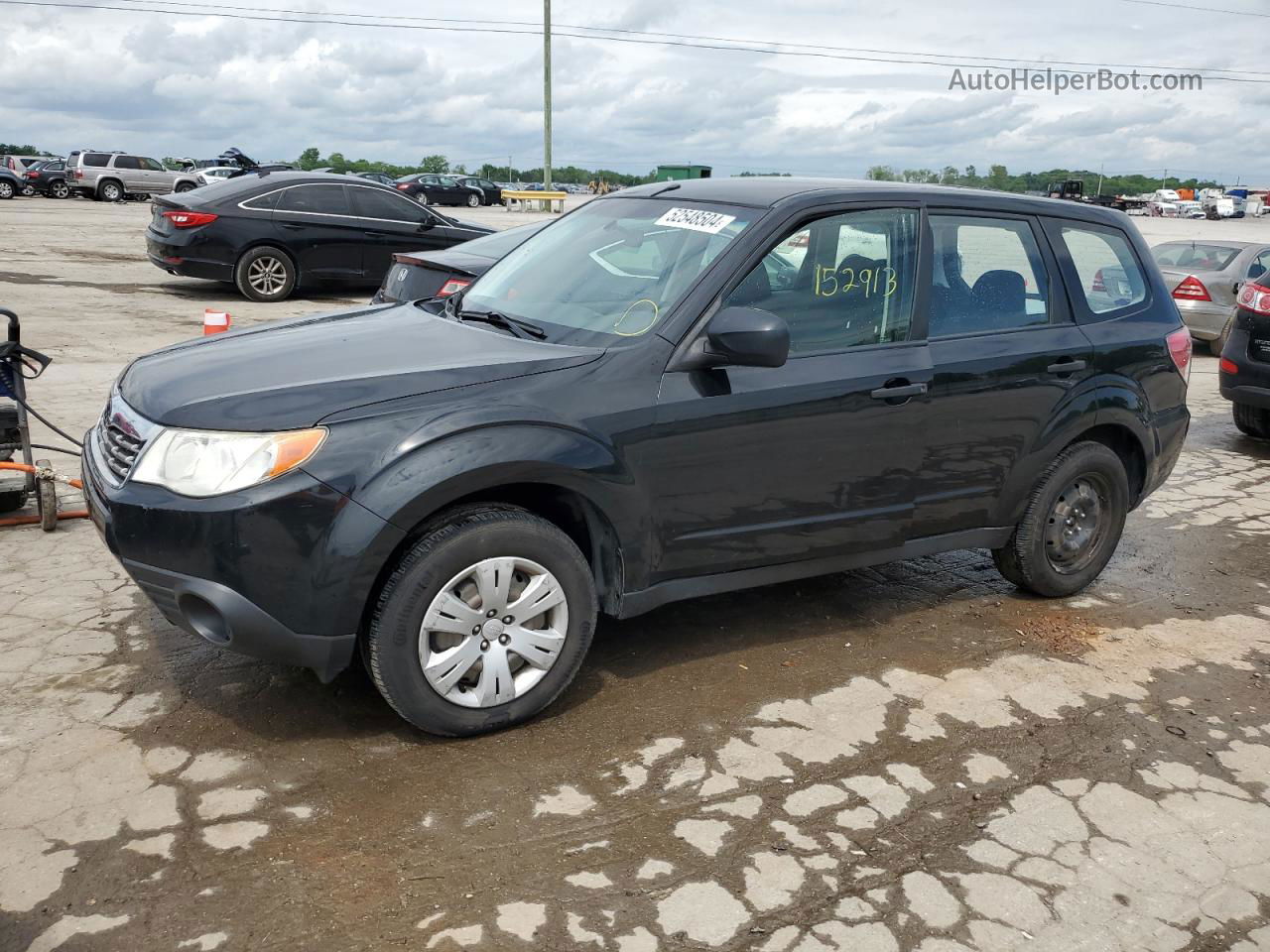 2010 Subaru Forester 2.5x Black vin: JF2SH6AC5AH728074