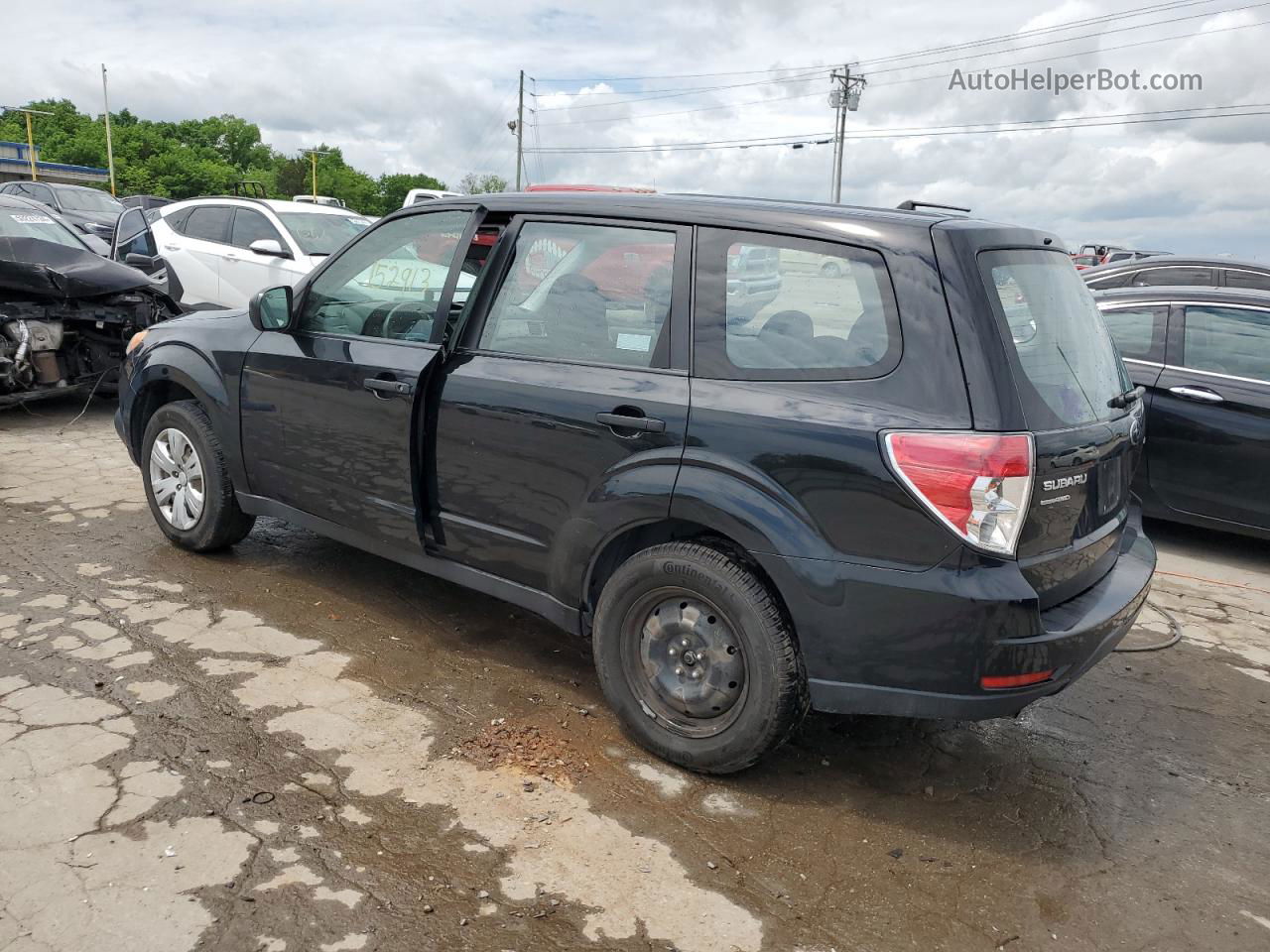 2010 Subaru Forester 2.5x Black vin: JF2SH6AC5AH728074