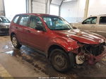 2010 Subaru Forester 2.5x Red vin: JF2SH6AC6AH749984