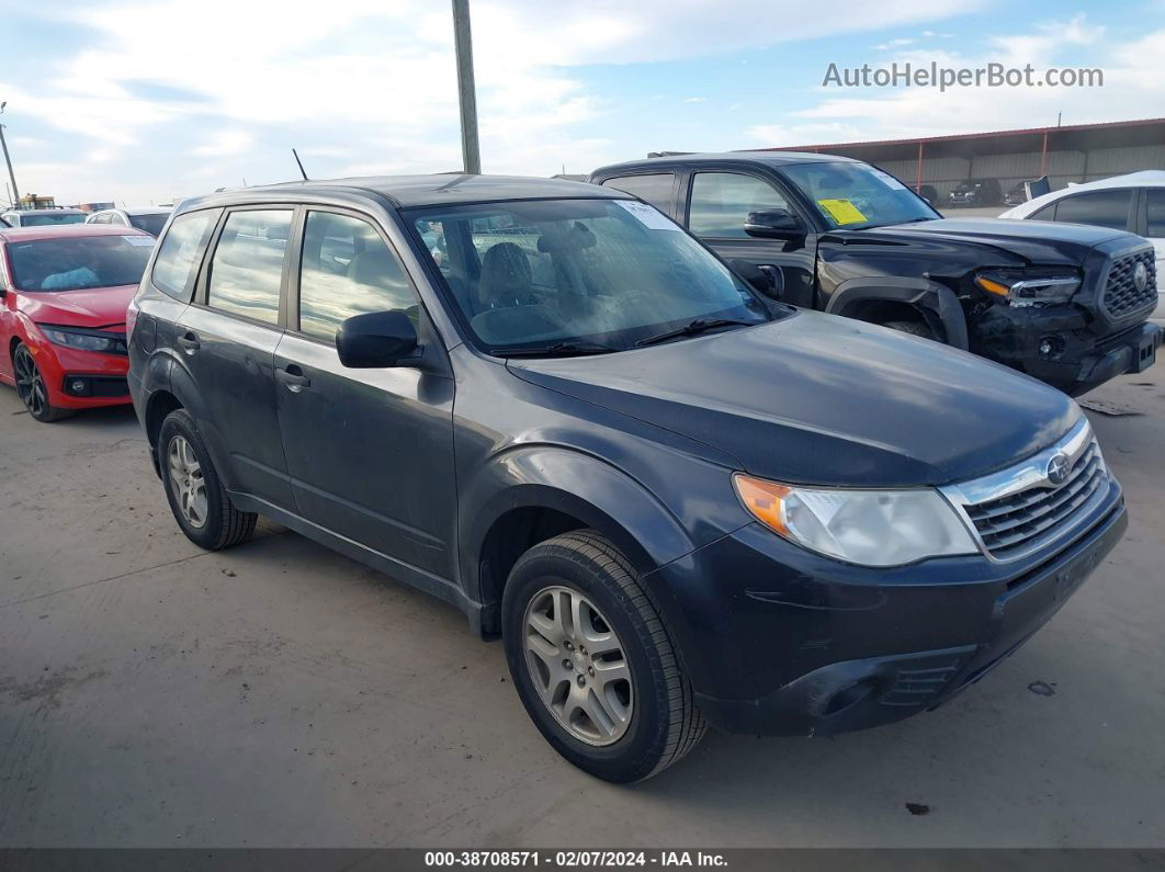 2010 Subaru Forester 2.5x Black vin: JF2SH6AC8AH730482